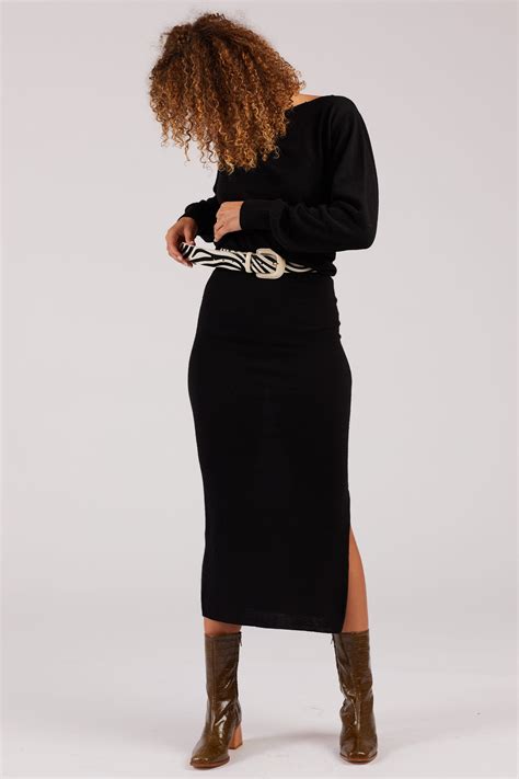 Black Hannah Skirt — Prism Boutique
