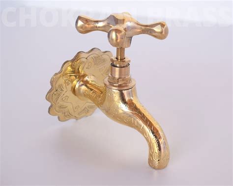 brass water tap brass wall faucet brass faucet unlacquered brass