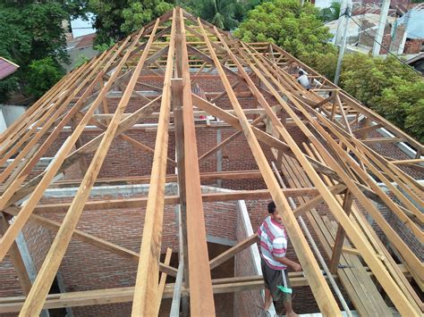 model atap rumah minimalis  rangka kayu al faruq tukang aceh