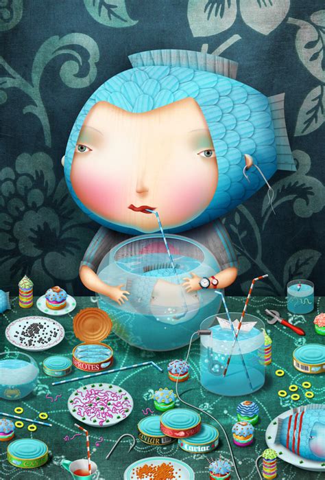Иллюстрация Рыбы в стиле компьютерная графика | Illustrators.ru