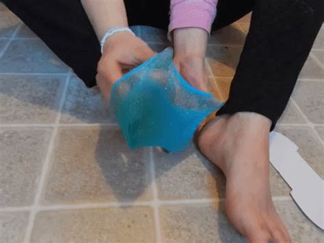 blue sock gif  footcandy  deviantart