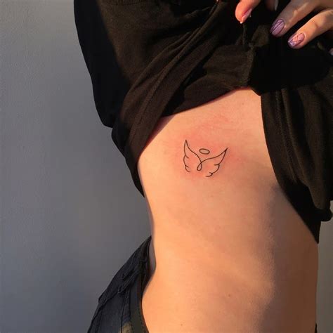 Top 91 Best Angel Wings Tattoo Ideas - [2020 Inspiration Guide] in 2020 | Tattoos, Tiny tattoos ...