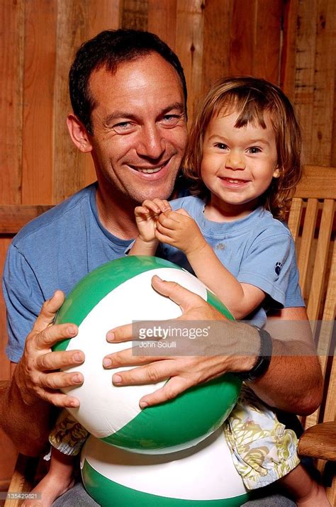 Jason Isaacs with daughter Lily during 2004 Los Angeles Film Festival ...