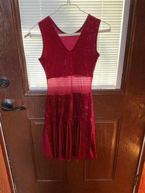red dance costume 1
