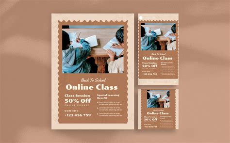 class session   advertisement flyer template