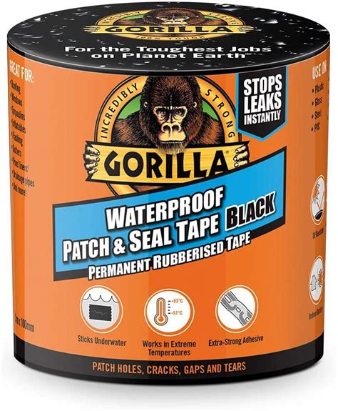 Gorilla Glue 3044721 Waterproof Patch & Seal Tape, Extra-Strong