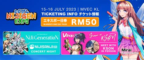 Nijigen Expo July 2023 | Ticket2u