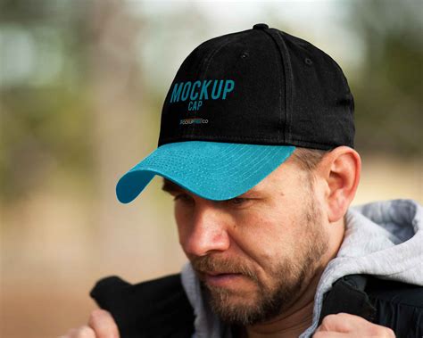 realistic cap mockup psd   imockups