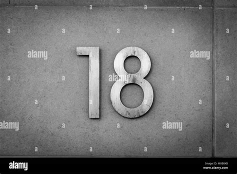 House Number 18 Sign High Resolution Stock Photography and Images - Alamy 