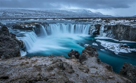 view  waterfall  stock photo
