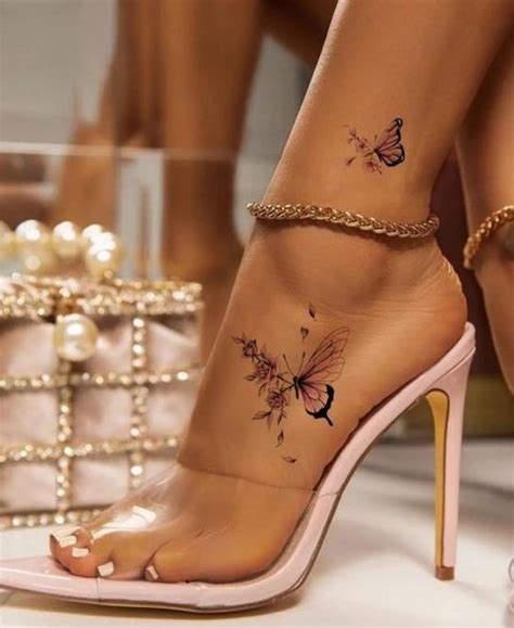 Feminino Tatuagem No Pe