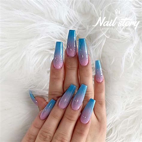 23 Blue Ombre Nails and Ideas We're Trying ASAP - StayGlam