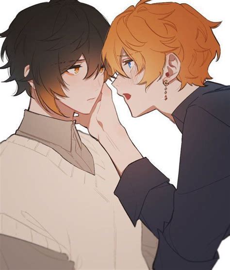 Сяо и Итер. | T art, Anime, Gay anime