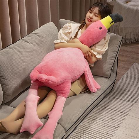 Amazon.com: XQEYNT 62" Flamingo Stuffed Animal Plush Pillow Giant