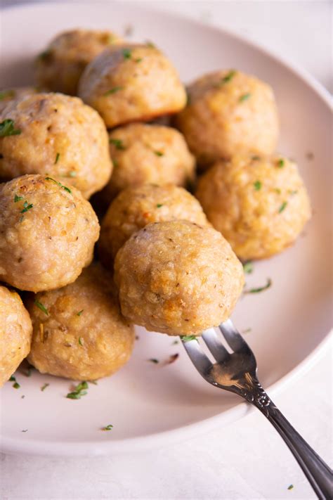 The Best Chicken Meatballs - Kristine's Kitchen