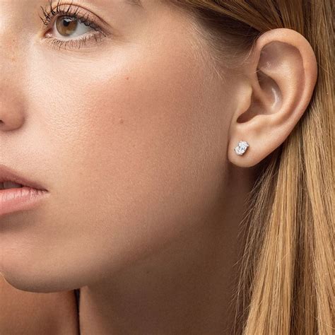 diamond stud earrings