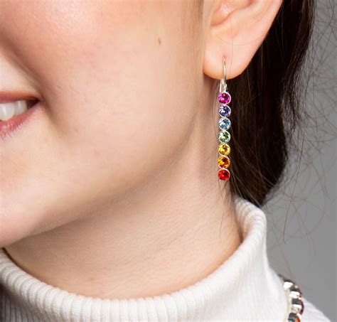 Crystals Ear And Balance Seven Chakra Jewellery Bracelets & Earrings