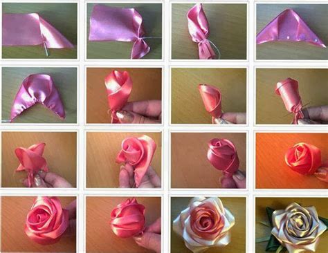 Passo A Passo Rosas De Cetim