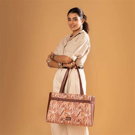 nicobar coral statement office bag