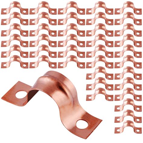 Highcraft 2-Hole Copper Pipe Strap U Bracket 1", 100 Pk - Walmart.com