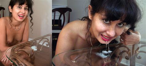 Licking cum from table. Porn Pic - EPORNER