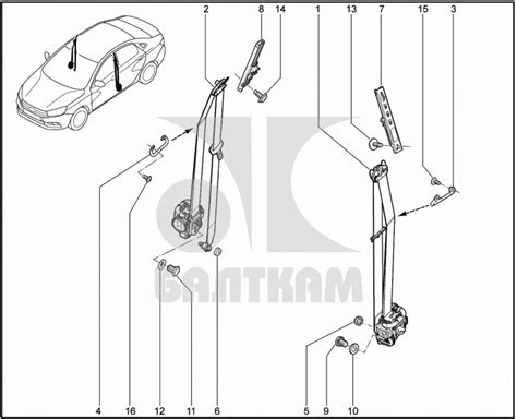 592010. Ремни безопасности передние Lada Vesta — Lada Vesta Cross SW ...