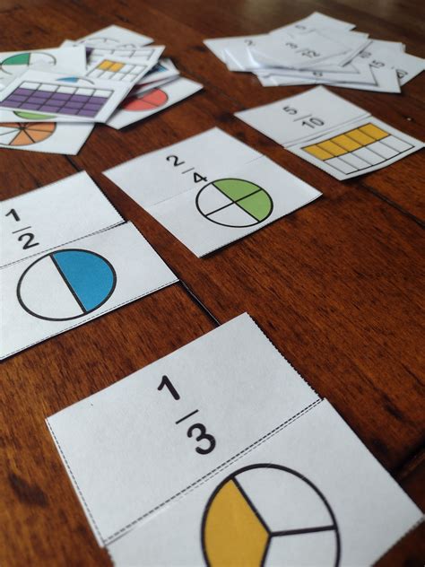improper fractions clipart