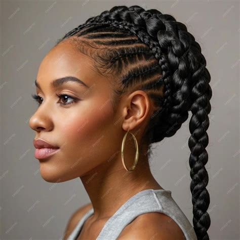 Premium Photo | Braid Hairstyles For Black Hair