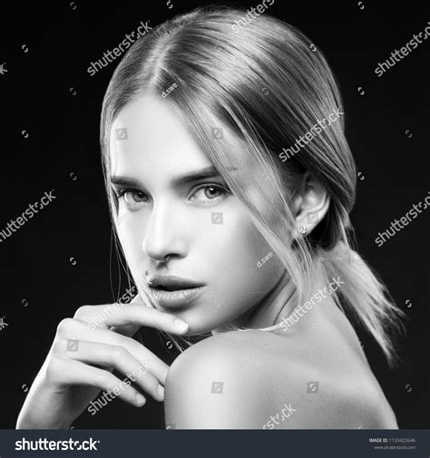 Young Model Girl Beauty Potrait Perfect Stock Photo 1133422646