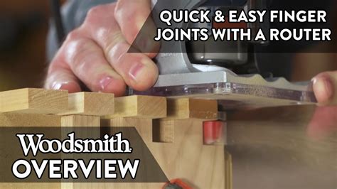 Fast & Easy Finger Joints with a Router Jig | Woodsmith