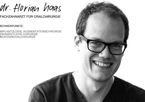 Dr. Florian Haas, Facharzt für Oralchirurgie