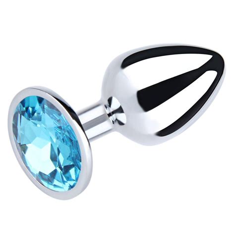 real photo small size metal anal toys smooth touch butt plug