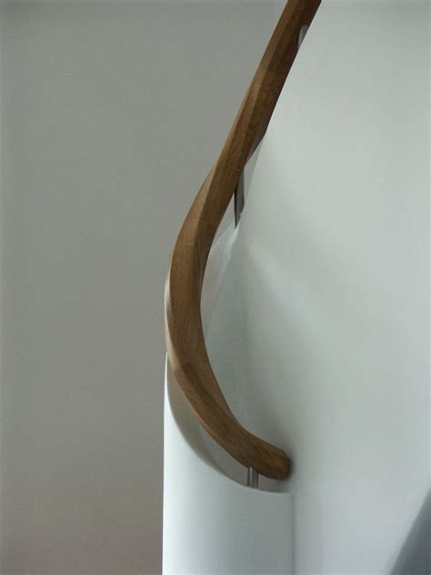 curved wood handrail  holly rickie blog