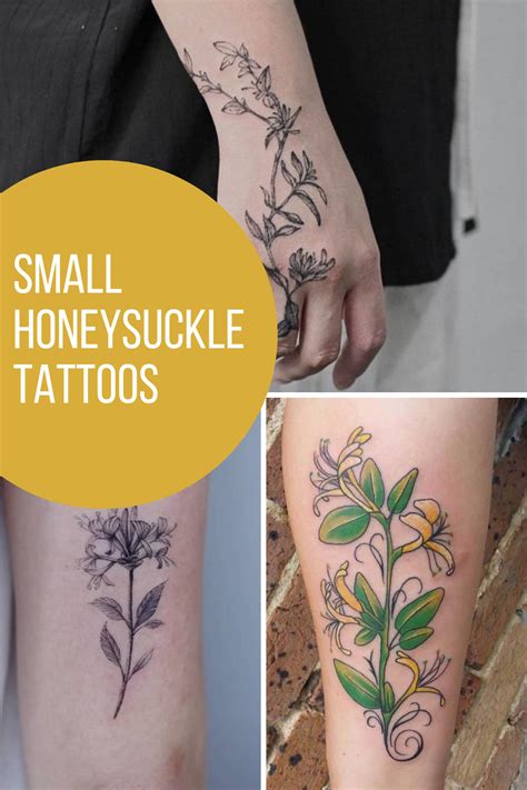 Honeysuckle Tattoo Meaning at Megan Gerow blog