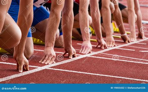 sprintstart stock photo image  start sport sprint