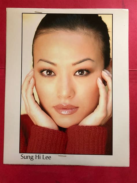 Sung Hi Lee , Playboy Playmate , original talent agency headshot photo