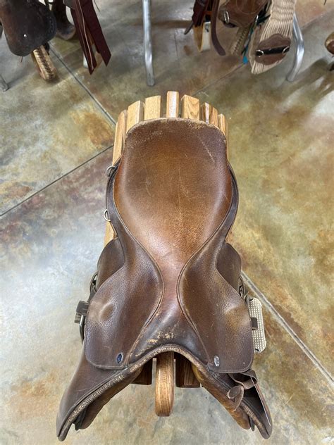 Used Stalker English Saddle, 16" Seat – R Bar B