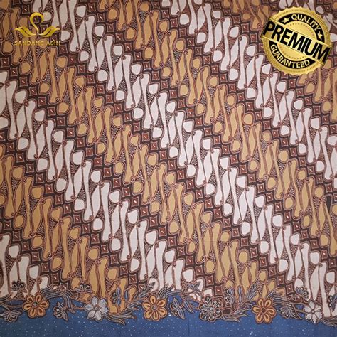 jual kain batik tulis warna alam  handmade halus motif parang