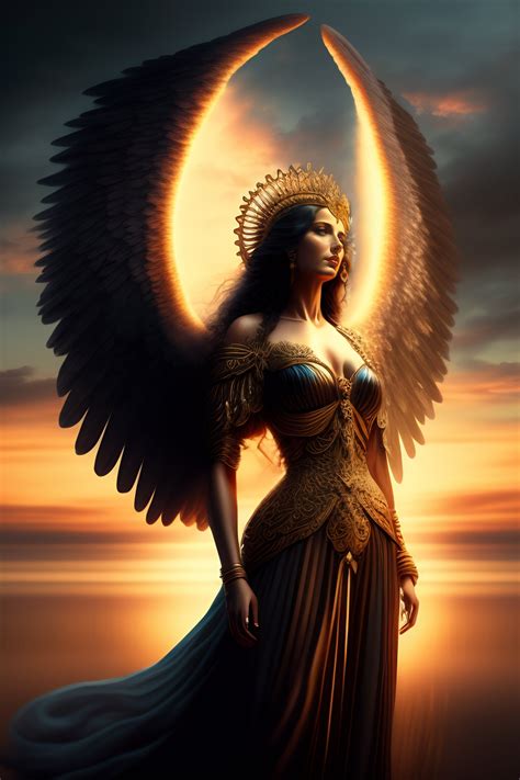 Lexica - The angel of death, fine art, intricate