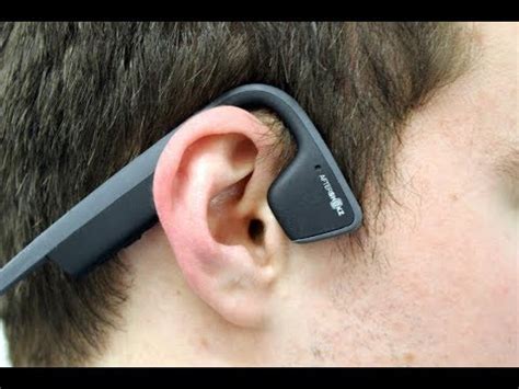 ЗВУК ЧЕРЕЗ КОСТЬ! НАУШНИКИ С КОСТНОЙ ПРОВОДИМОСТЬЮ Aftershokz - YouTube