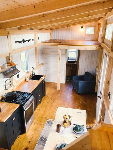 30' Delightful Tiny House Sports Two Lofts, PLUS a Bedroom!