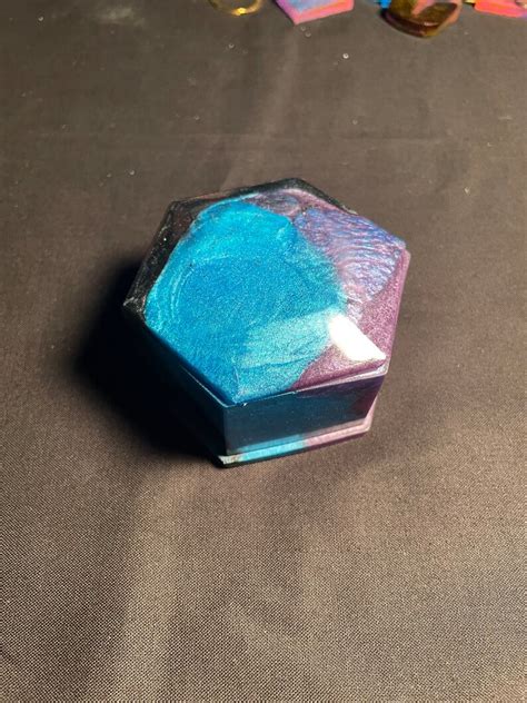 hexagon box etsy
