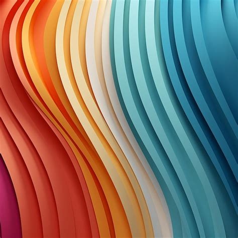 premium photo abstract flat paper background  volumetric stripes