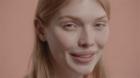 Beautiful Young Woman Absolutely No Makeup Stock Footage Video (100% ...