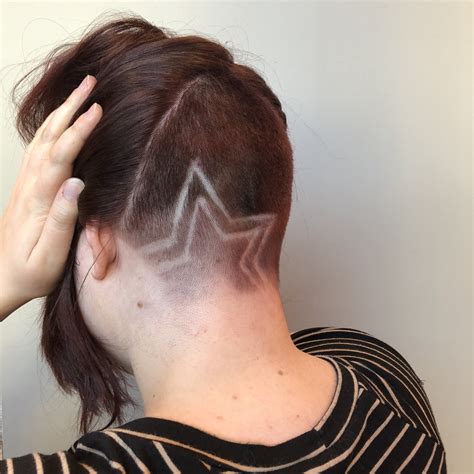 easy simple undercut designs female 3