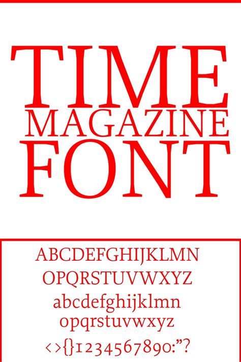 Time Magazine Font: Free Download