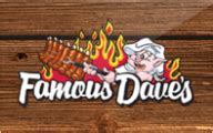 Buy Famous Dave's Gift Cards at Discount - 20.5% Off