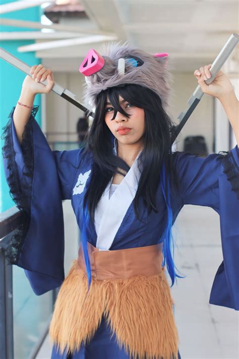 Fem inosuke | Cosplay outfits, Cosplay woman, Female anime cosplay