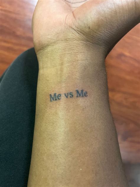 Me vs me tattoo – Artofit