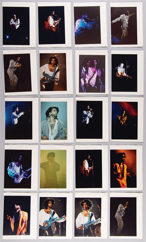 Prince 1990 Nude Tour Lot of (62) Original Candid Photographs | RR